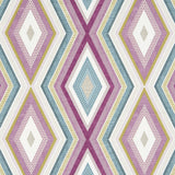 CLARKE AND CLARKE F1067/02.CAC.0 TERRAZZO DAMSON Fabric - Eade's Wallpaper