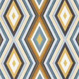 CLARKE AND CLARKE F1067/06.CAC.0 TERRAZZO TEAL/SPICE Fabric - Eade's Wallpaper