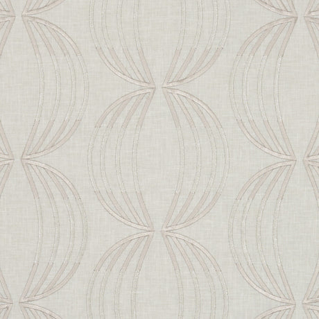 CLARKE AND CLARKE F1070/01.CAC.0 CARRAWAY CHAMPAGNE Fabric - Eade's Wallpaper