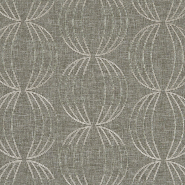 CLARKE AND CLARKE F1070/05.CAC.0 CARRAWAY MOCHA Fabric - Eade's Wallpaper