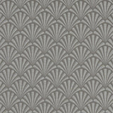 CLARKE AND CLARKE F1071/01.CAC.0 CHRYSLER CHARCOAL Fabric - Eade's Wallpaper