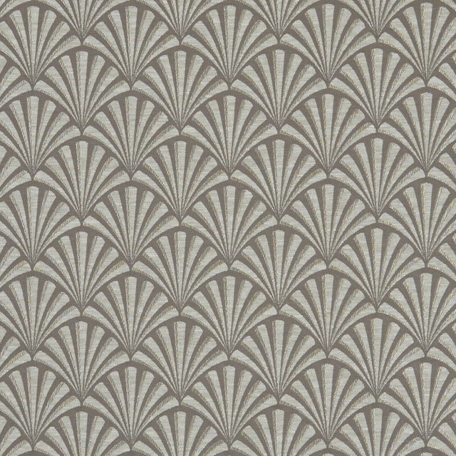 CLARKE AND CLARKE F1071/04.CAC.0 CHRYSLER MOCHA Fabric - Eade's Wallpaper