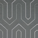 CLARKE AND CLARKE F1072/03.CAC.0 GATSBY CHARCOAL Fabric - Eade's Wallpaper
