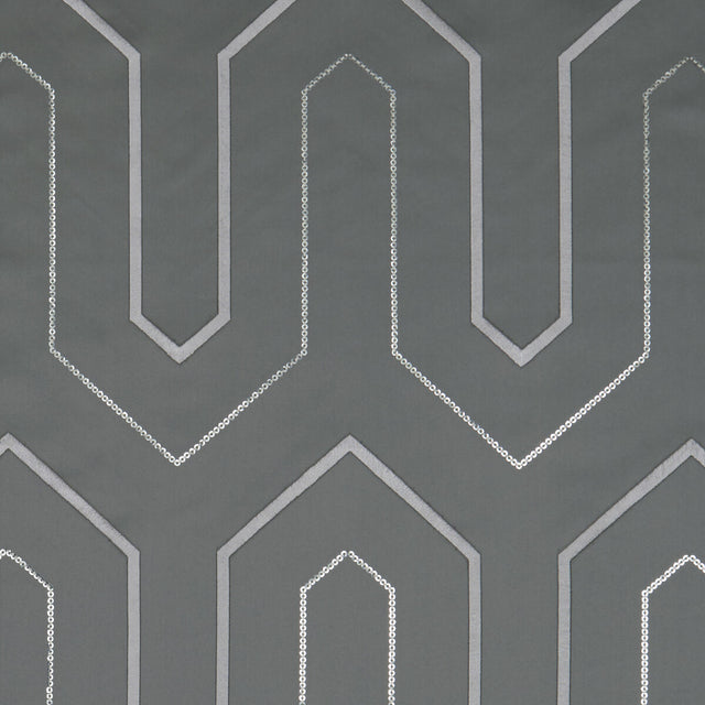 CLARKE AND CLARKE F1072/03.CAC.0 GATSBY CHARCOAL Fabric - Eade's Wallpaper