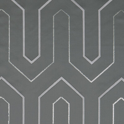CLARKE AND CLARKE F1072/03.CAC.0 GATSBY CHARCOAL Fabric - Eade's Wallpaper