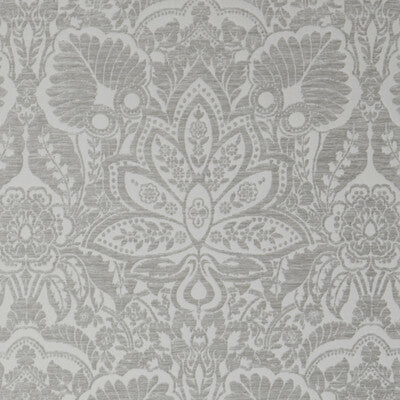 CLARKE AND CLARKE F1075/05.CAC.0 WALDORF SILVER Fabric - Eade's Wallpaper