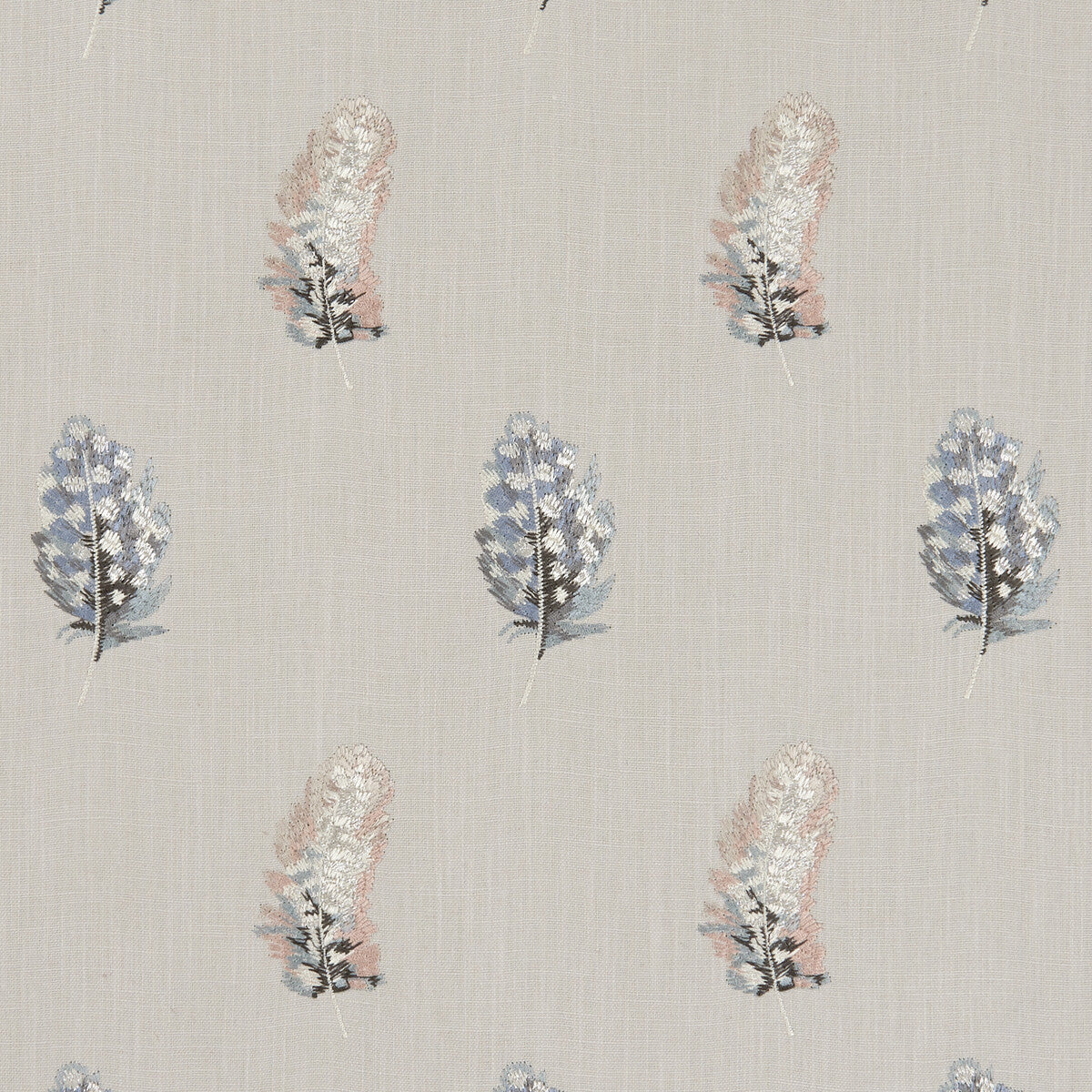 CLARKE AND CLARKE F1082/01.CAC.0 PLUMIS BLUSH/LINEN Fabric - Eade's Wallpaper