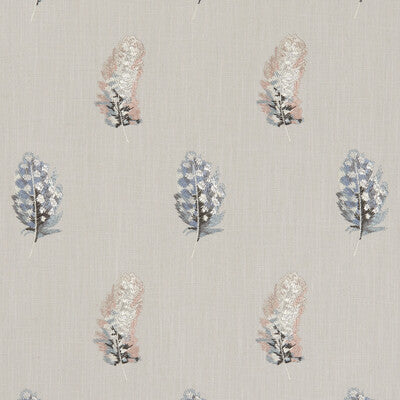 CLARKE AND CLARKE F1082/01.CAC.0 PLUMIS BLUSH/LINEN Fabric - Eade's Wallpaper