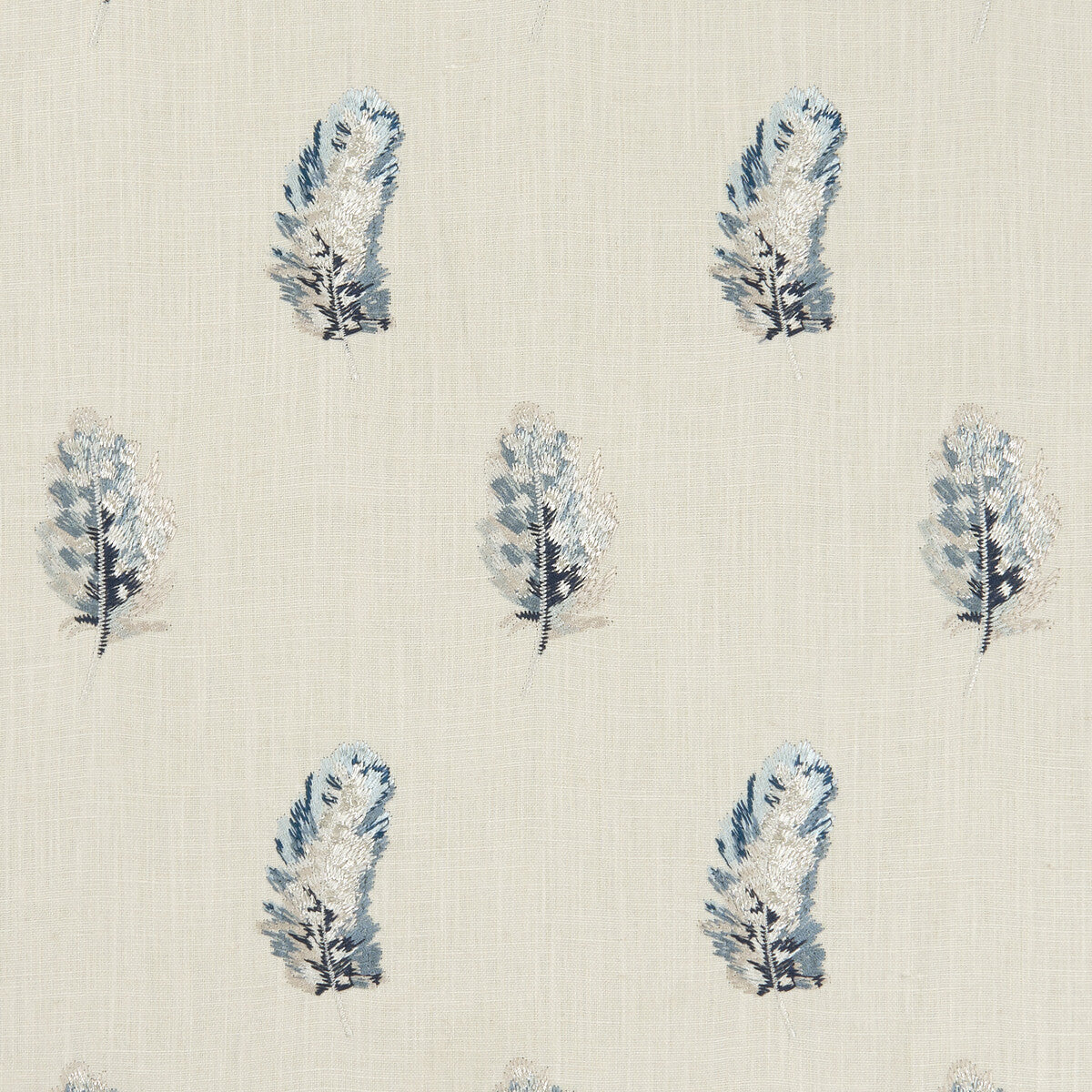 CLARKE AND CLARKE F1082/03.CAC.0 PLUMIS MINERAL/LINEN Fabric - Eade's Wallpaper