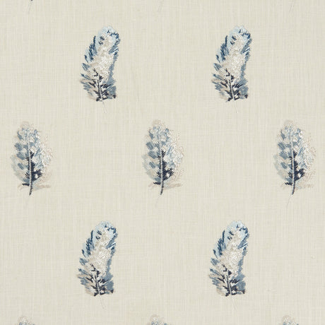 CLARKE AND CLARKE F1082/03.CAC.0 PLUMIS MINERAL/LINEN Fabric - Eade's Wallpaper