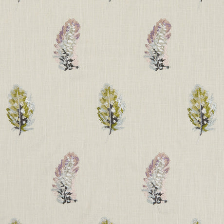 CLARKE AND CLARKE F1082/04.CAC.0 PLUMIS MULTI/GILVER Fabric - Eade's Wallpaper
