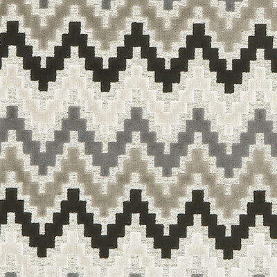 CLARKE AND CLARKE F1083/04.CAC.0 EMPIRE EBONY Fabric - Eade's Wallpaper