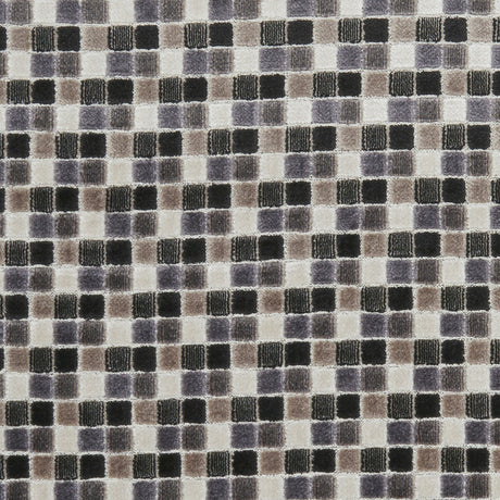 CLARKE AND CLARKE F1086/04.CAC.0 TRIBECA EBONY Fabric - Eade's Wallpaper