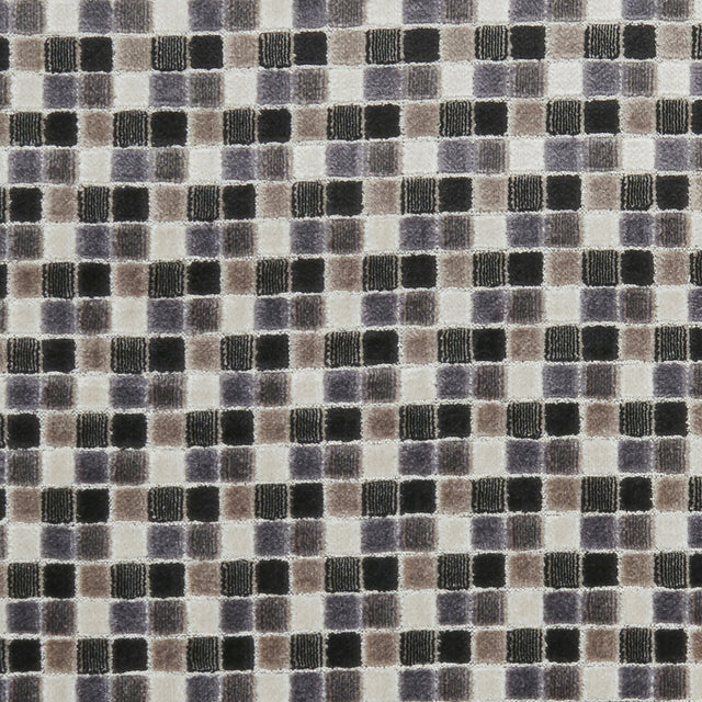 CLARKE AND CLARKE F1086/04.CAC.0 TRIBECA EBONY Fabric - Eade's Wallpaper