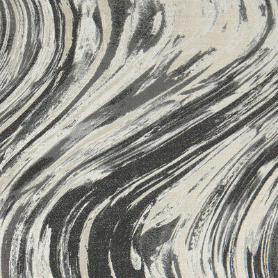 CLARKE AND CLARKE F1087/01.CAC.0 AGATA CHARCOAL/GOLD Fabric - Eade's Wallpaper