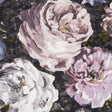 CLARKE AND CLARKE F1088/01.CAC.0 FLORETTA BLUSH/CHARCOAL Fabric - Eade's Wallpaper