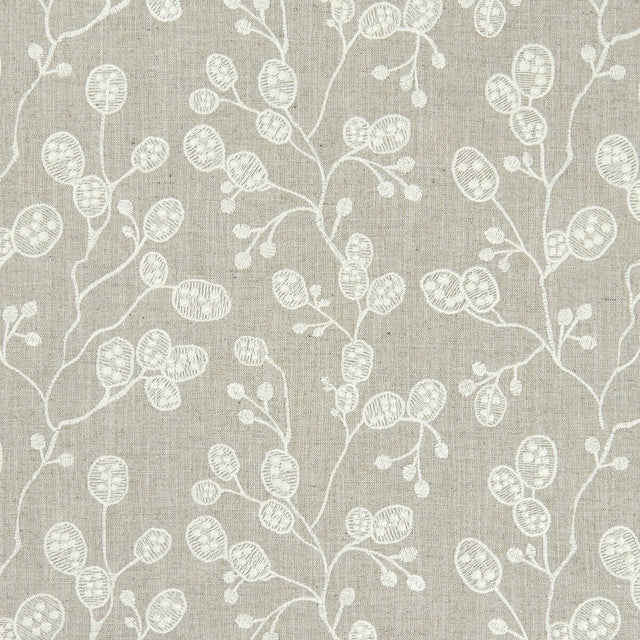 CLARKE AND CLARKE F1090/02.CAC.0 HONESTY LINEN Fabric - Eade's Wallpaper