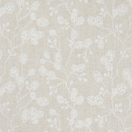 CLARKE AND CLARKE F1090/03.CAC.0 HONESTY NATURAL Fabric - Eade's Wallpaper
