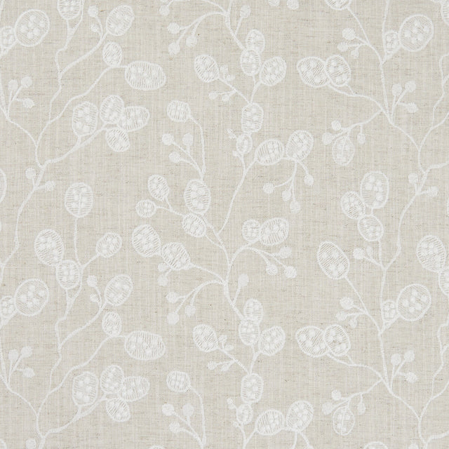 CLARKE AND CLARKE F1090/03.CAC.0 HONESTY NATURAL Fabric - Eade's Wallpaper