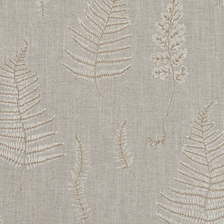 CLARKE AND CLARKE F1092/02.CAC.0 LORELLE LINEN/IVORY Fabric - Eade's Wallpaper