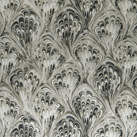 CLARKE AND CLARKE F1094/02.CAC.0 PAVONE CHARCOAL/NATURAL Fabric - Eade's Wallpaper