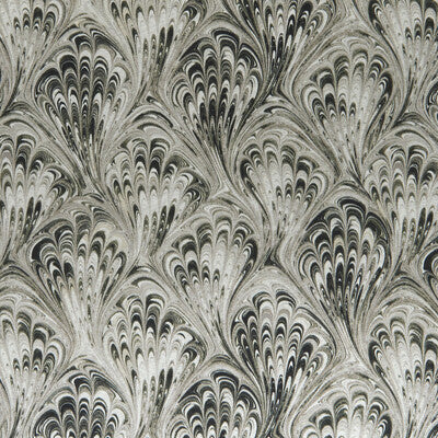 CLARKE AND CLARKE F1094/02.CAC.0 PAVONE CHARCOAL/NATURAL Fabric - Eade's Wallpaper
