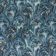 CLARKE AND CLARKE F1094/04.CAC.0 PAVONE TEAL Fabric - Eade's Wallpaper