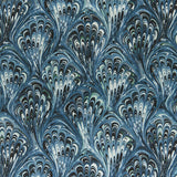 CLARKE AND CLARKE F1094/04.CAC.0 PAVONE TEAL Fabric - Eade's Wallpaper