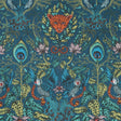 CLARKE AND CLARKE F1107/03.CAC.0 AMAZON NAVY Fabric - Eade's Wallpaper