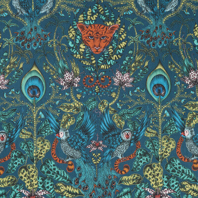 CLARKE AND CLARKE F1107/03.CAC.0 AMAZON NAVY Fabric - Eade's Wallpaper