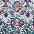 CLARKE AND CLARKE F1107/04.CAC.0 AMAZON PINK Fabric - Eade's Wallpaper