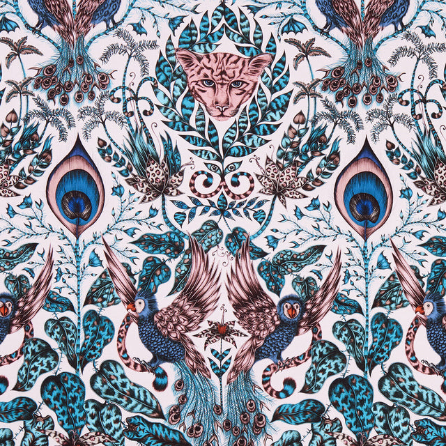 CLARKE AND CLARKE F1107/04.CAC.0 AMAZON PINK Fabric - Eade's Wallpaper