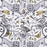 CLARKE AND CLARKE F1109/02.CAC.0 EXTINCT GOLD Fabric - Eade's Wallpaper