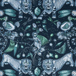 CLARKE AND CLARKE F1109/04.CAC.0 EXTINCT NAVY Fabric - Eade's Wallpaper
