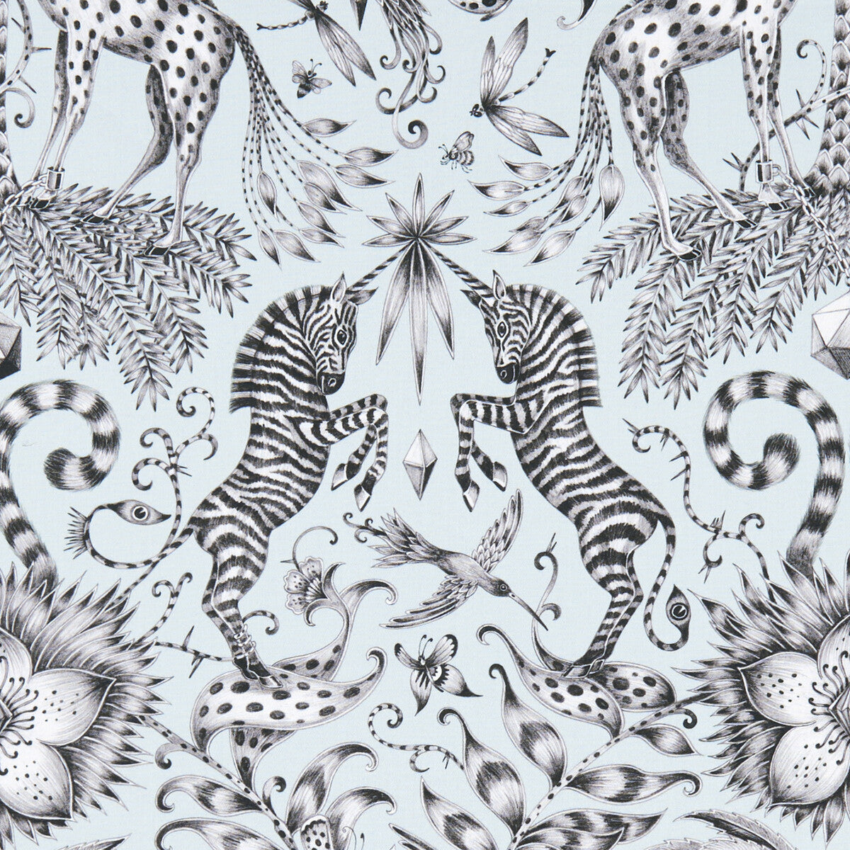 CLARKE AND CLARKE F1111/01.CAC.0 KRUGER EGGSHELL Fabric - Eade's Wallpaper