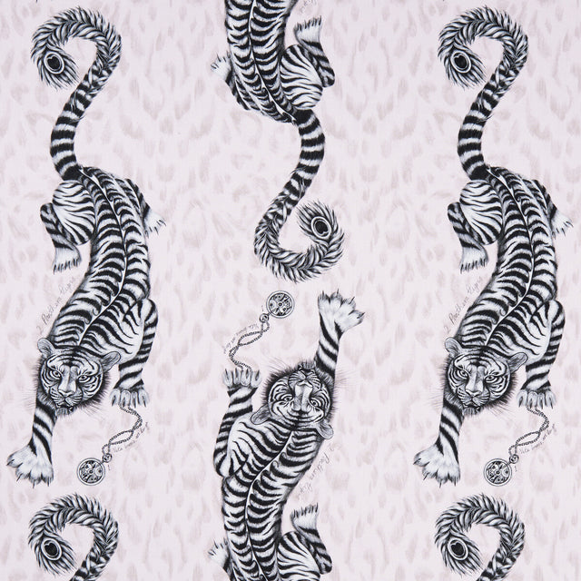 CLARKE AND CLARKE F1114/03.CAC.0 TIGRIS PINK Fabric - Eade's Wallpaper