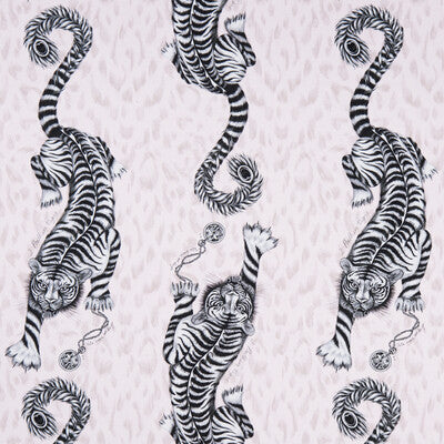 CLARKE AND CLARKE F1114/03.CAC.0 TIGRIS PINK Fabric - Eade's Wallpaper