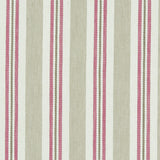 CLARKE AND CLARKE F1119/05.CAC.0 ALDERTON RASPBERRY/LINEN Fabric - Eade's Wallpaper