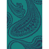 COLE & SON F111/10036.CS.0 RAJAPUR INK ON PETROL Fabric - Eade's Wallpaper