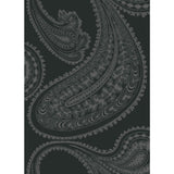 COLE & SON F111/10037.CS.0 RAJAPUR CHAR BLK Fabric - Eade's Wallpaper