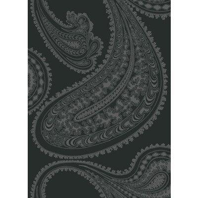 COLE & SON F111/10037.CS.0 RAJAPUR CHAR BLK Fabric - Eade's Wallpaper