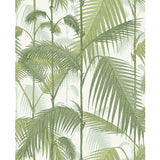 COLE & SON F111/2007L.CS.0 PALM JUNGLE OLV GRN ON WHT Fabric - Eade's Wallpaper