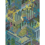 COLE & SON F111/4012.CS.0 MIAMI PETROL MULTI Fabric - Eade's Wallpaper
