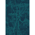COLE & SON F111/5015.CS.0 COW PARSLEY PETROL & INK Fabric - Eade's Wallpaper