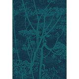 COLE & SON F111/5015.CS.0 COW PARSLEY PETROL & INK Fabric - Eade's Wallpaper
