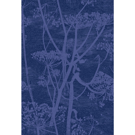 COLE & SON F111/5016.CS.0 COW PARSLEY HYACINTH & INK Fabric - Eade's Wallpaper