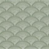 COLE & SON F111/8029.CS.0 FEATHER FAN CRM ON OLV Fabric - Eade's Wallpaper