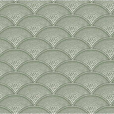 COLE & SON F111/8029.CS.0 FEATHER FAN CRM ON OLV Fabric - Eade's Wallpaper