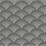COLE & SON F111/8031.CS.0 FEATHER FAN WHT ON BLK Fabric - Eade's Wallpaper