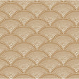 COLE & SON F111/8032.CS.0 FEATHER FAN CRM GINGR Fabric - Eade's Wallpaper